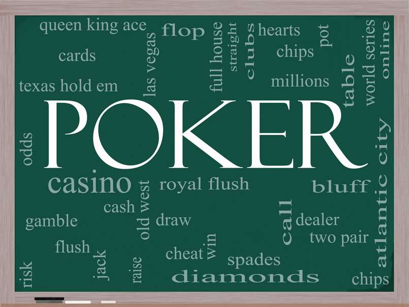 Game poker có rất nhiều thuật ngữ
